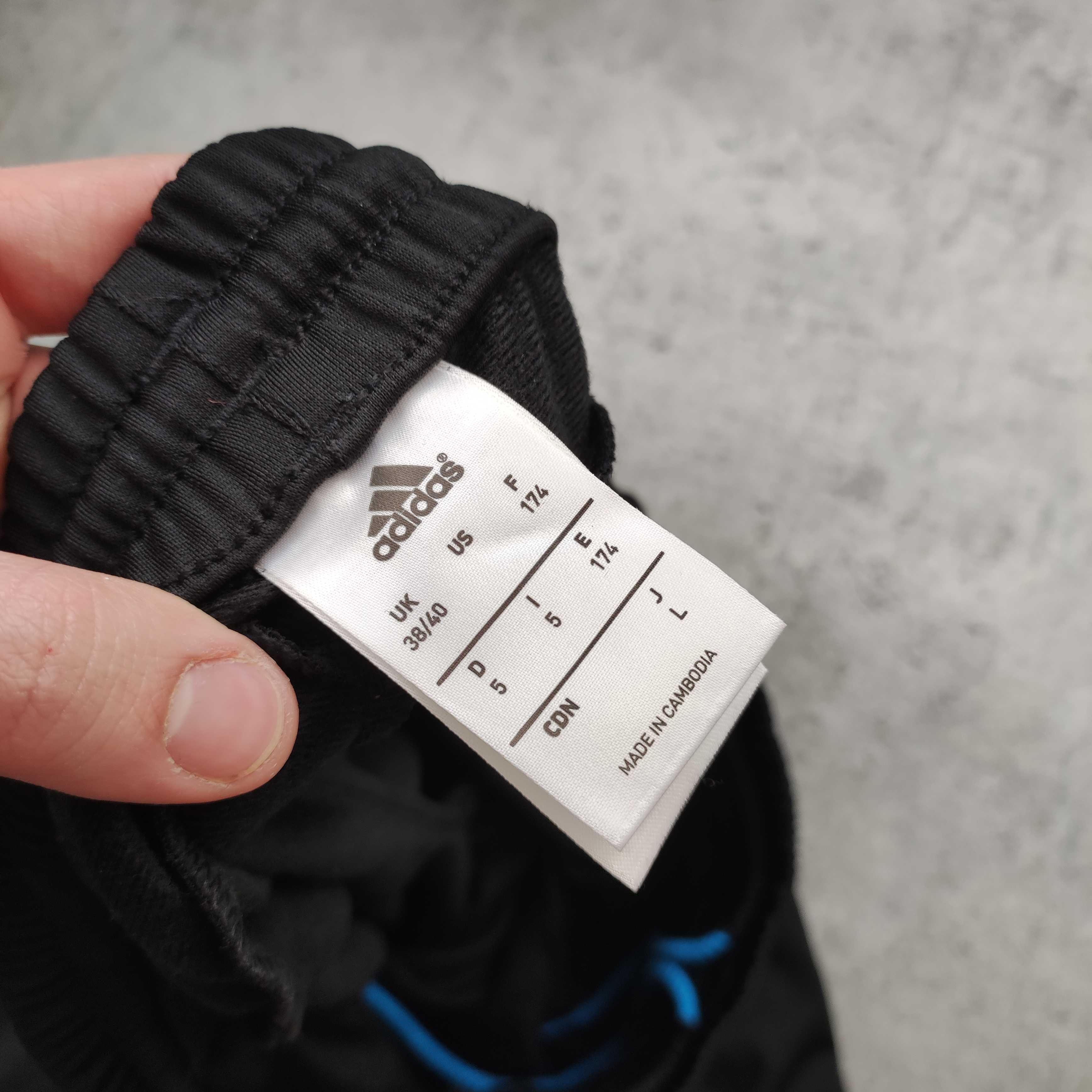 MĘSKIE dresy Spodnie Dresowe Trening Adidas ClimaCool 3 Paski Logo