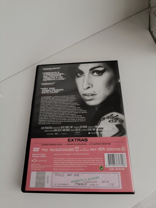 Vendo DVD Amy : A Rapariga por detrás do nome