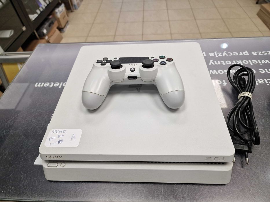 Konsola PS4 Slim PlayStation 4 Slim 500GB/ Biała/ Grade A/ 2016A/ Gwar