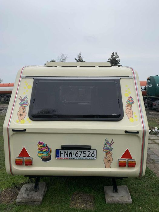 Przyczepa gastronomiczna- lodziarnia