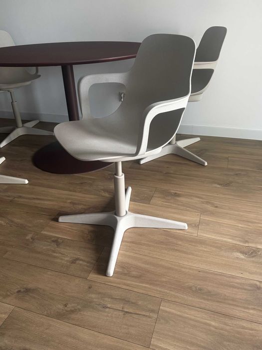 ODGER krzesło krzesła biurowe obrotowe IKEA, 4 sztuki