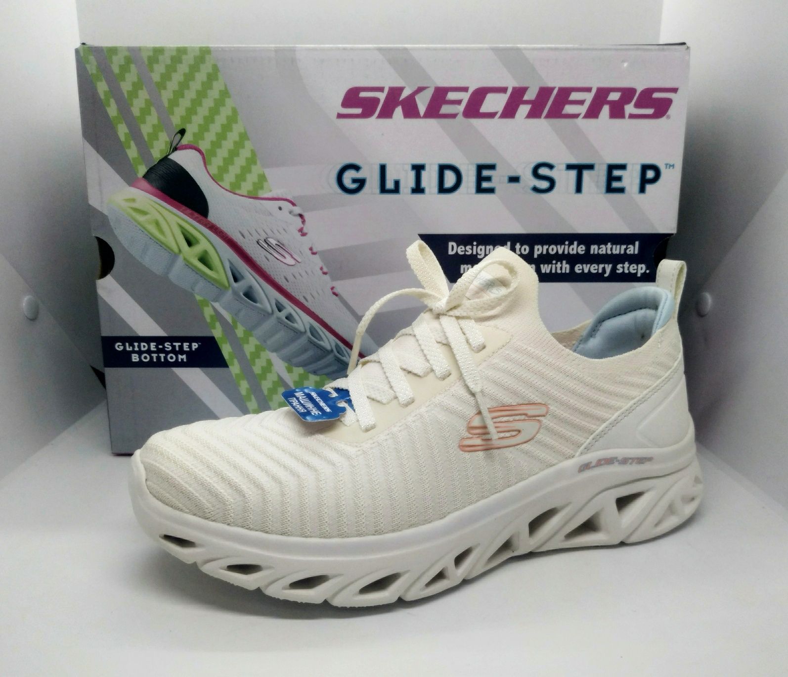 Шикарные EU41 27,5см кроссовки Skechers Glide-Step оригинал
