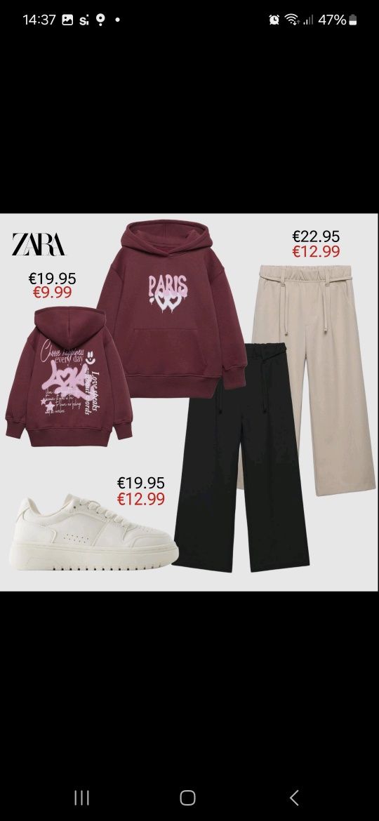 Продам брюки Zara На 13-14 років зріст 164