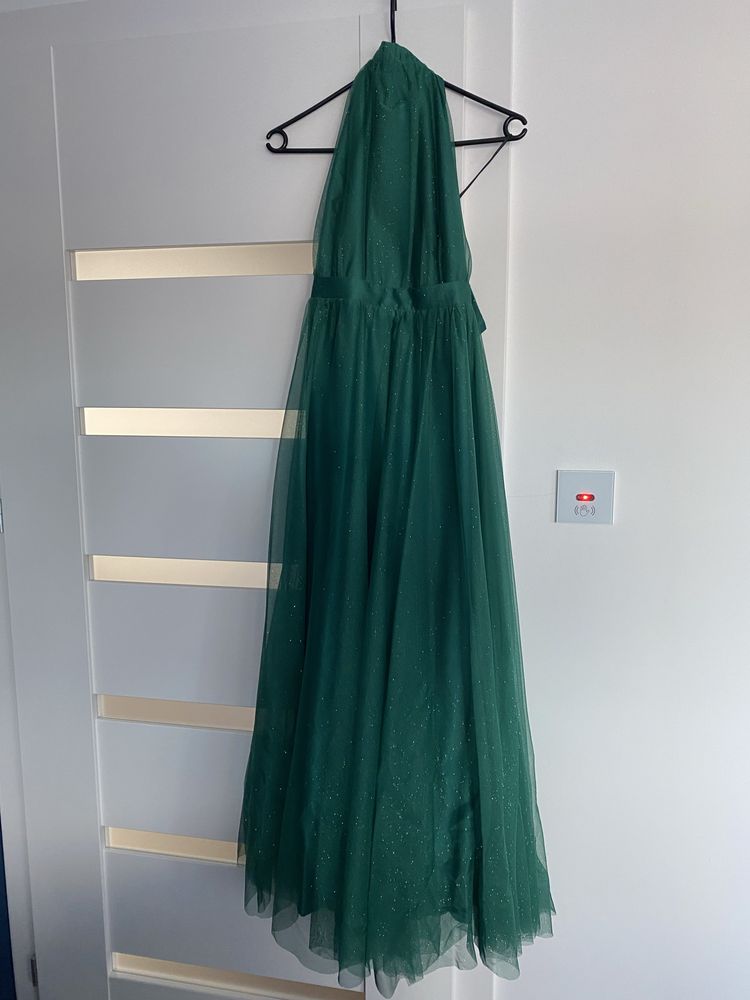 Prześliczna tiulowa brokatowa sukienka