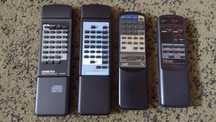 Piloty Onkyo, Marantz, JVC, Teac.
