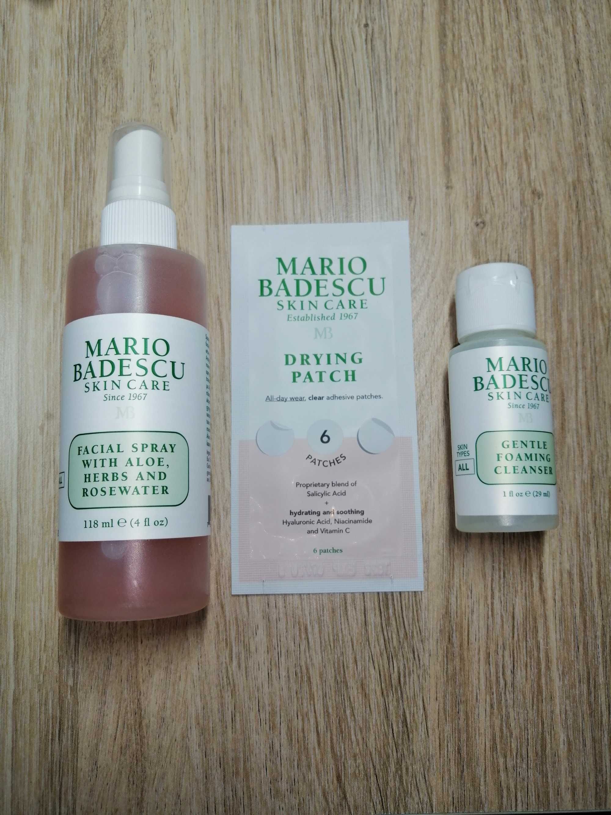 Mario Badescu Facial Spray Aloe Gentle Foaming Cleanser Drying Patch