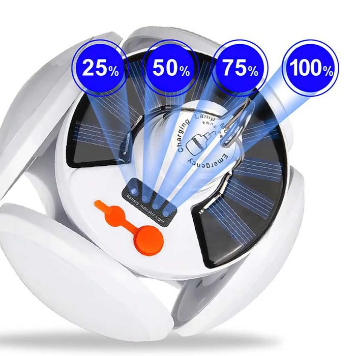 Лампа із сонячною панеллю BL-2029, акумуляторна на 2400 мА/год,