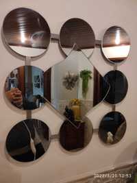 Espelho de decoração em Inox com multi-espelhos