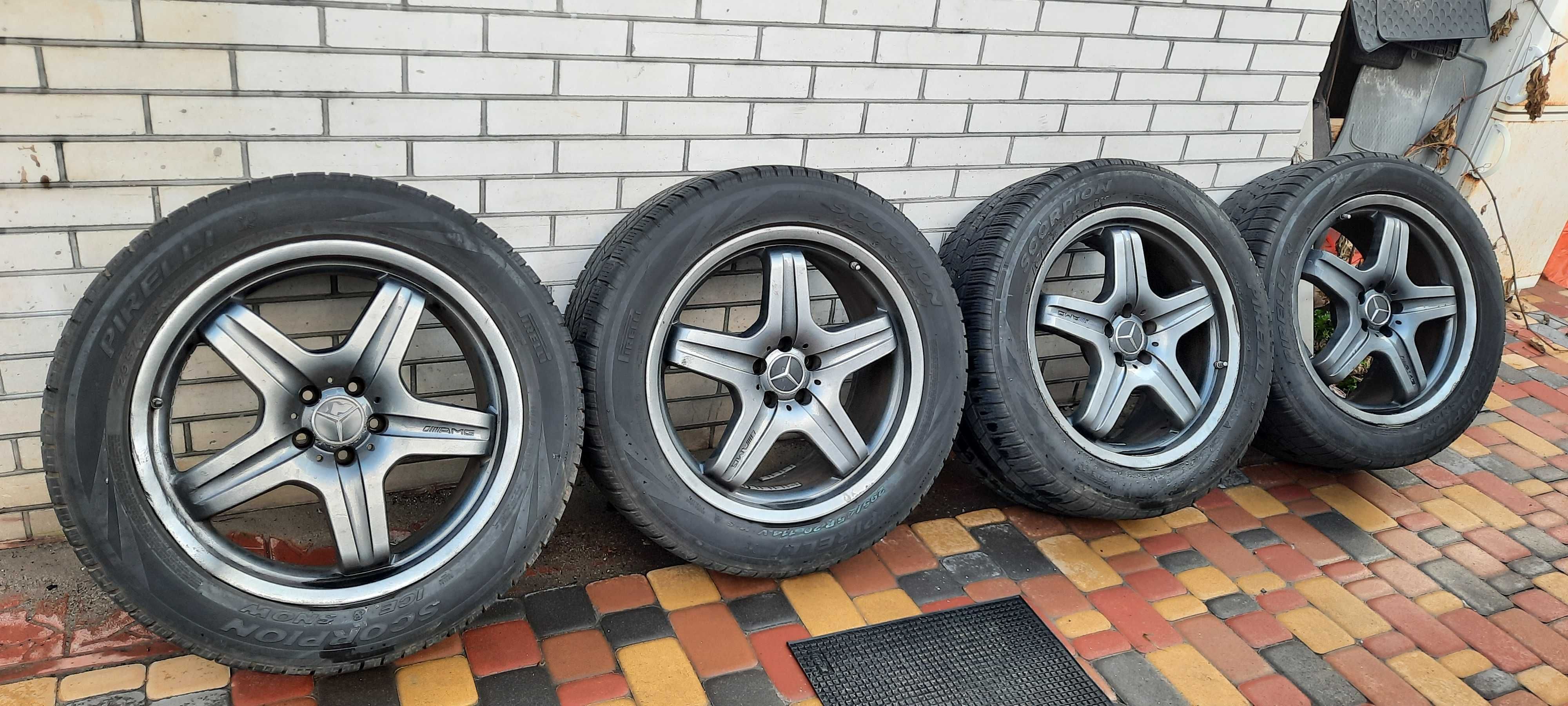 Диски +резина 295/45/r20 Мерседес AMG