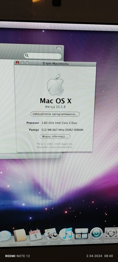 Apple iMac starszy