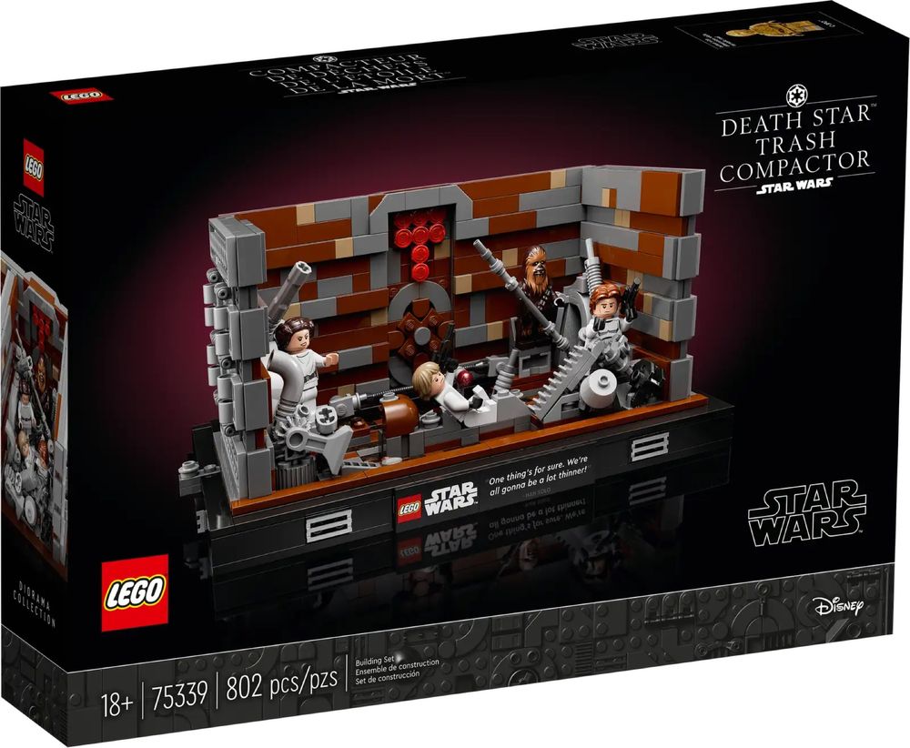Lego Star Wars Dioramas 75329 e 75330 e 75339 desde