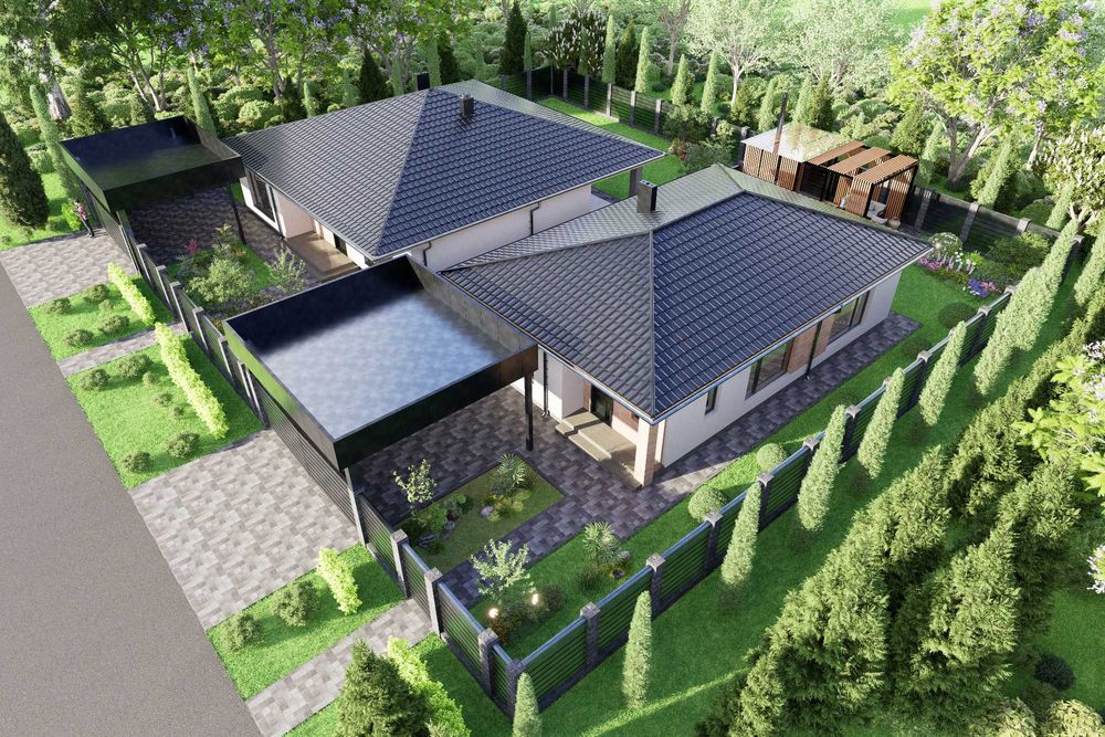 Ескіз намірів забудови / Проект будинку / Будівельний паспорт