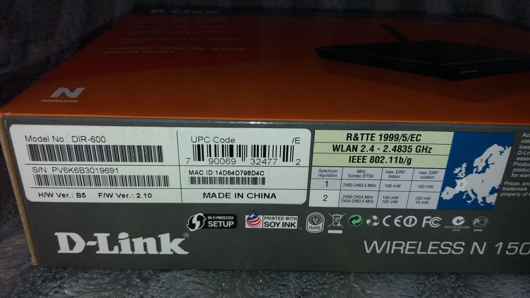 Router bezprzewodowy D-link model DIR-600 N 150