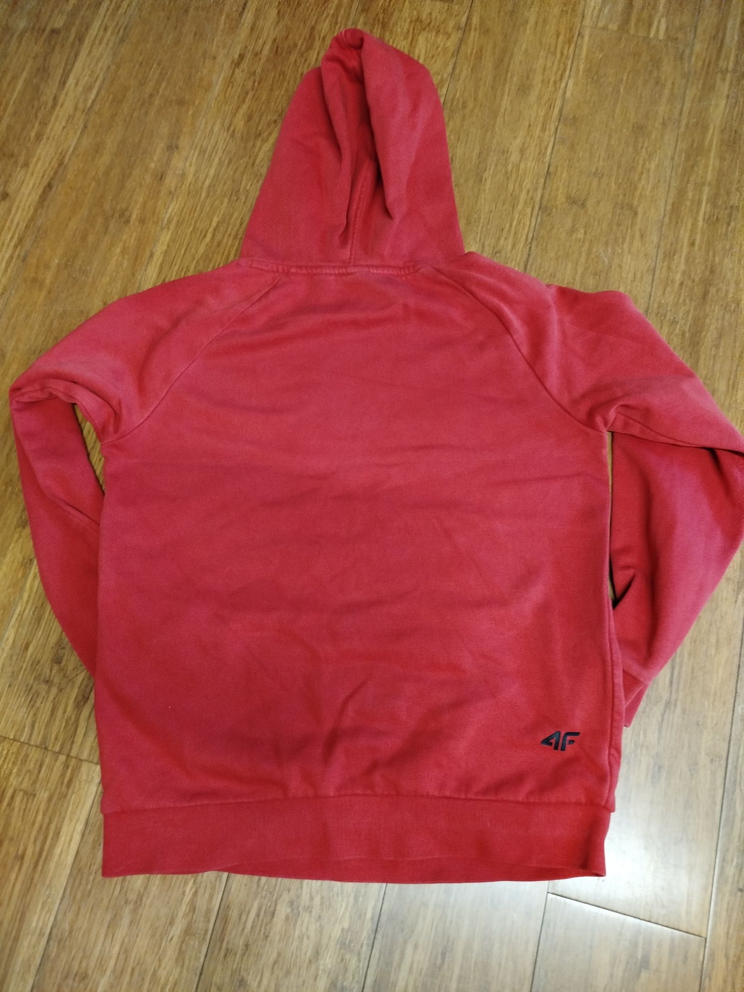 Bluza z kapturem czerwona 4F 158