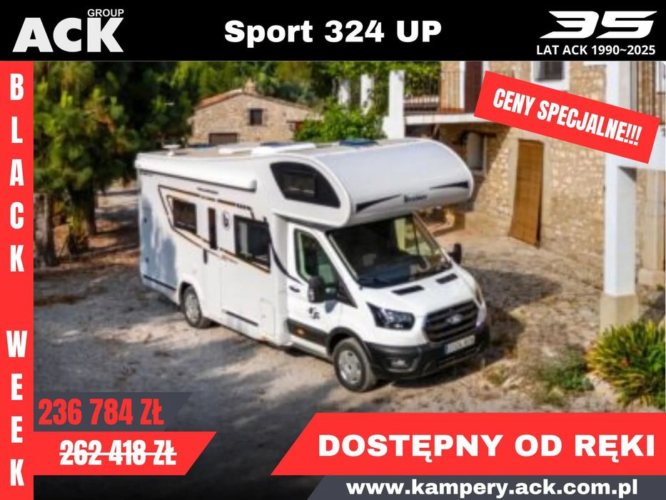 Benimar Sport 324 UP  FORD TRANSIT Kempingowy Benimar Sport 324 UP Kamper