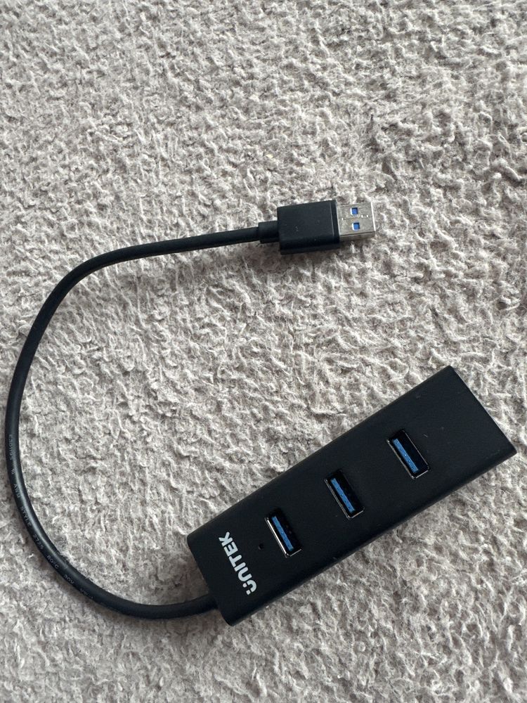 Hub USB 3.0 x4 Unitek Y-3089 pasywny/aktywny