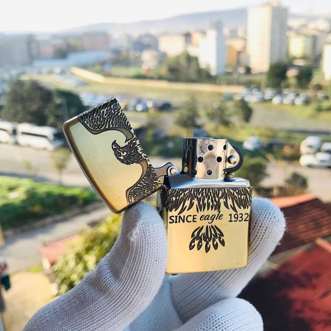 Запальничка Zippo Golden Eagle бензинова нова в коробці