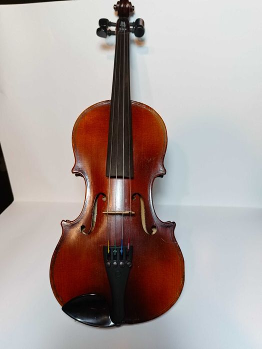 skrzypce 1/2 połówki ZESTAW komplet szkolne dobre stare manufaktura