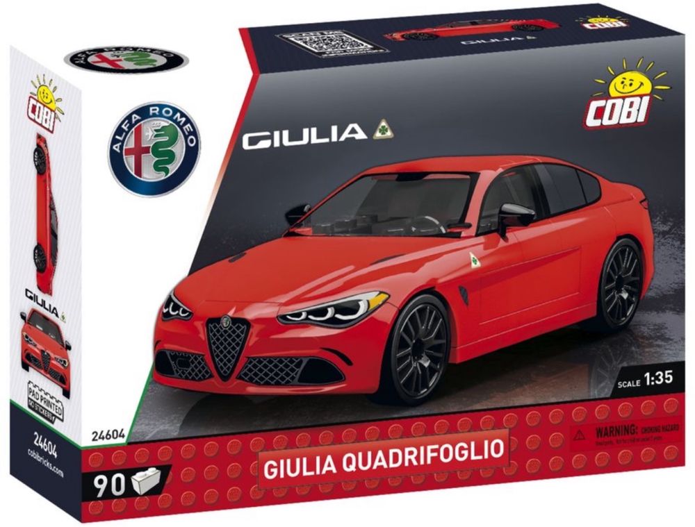 Samochód Alfa Romeo Giulia klocki cobi 24604