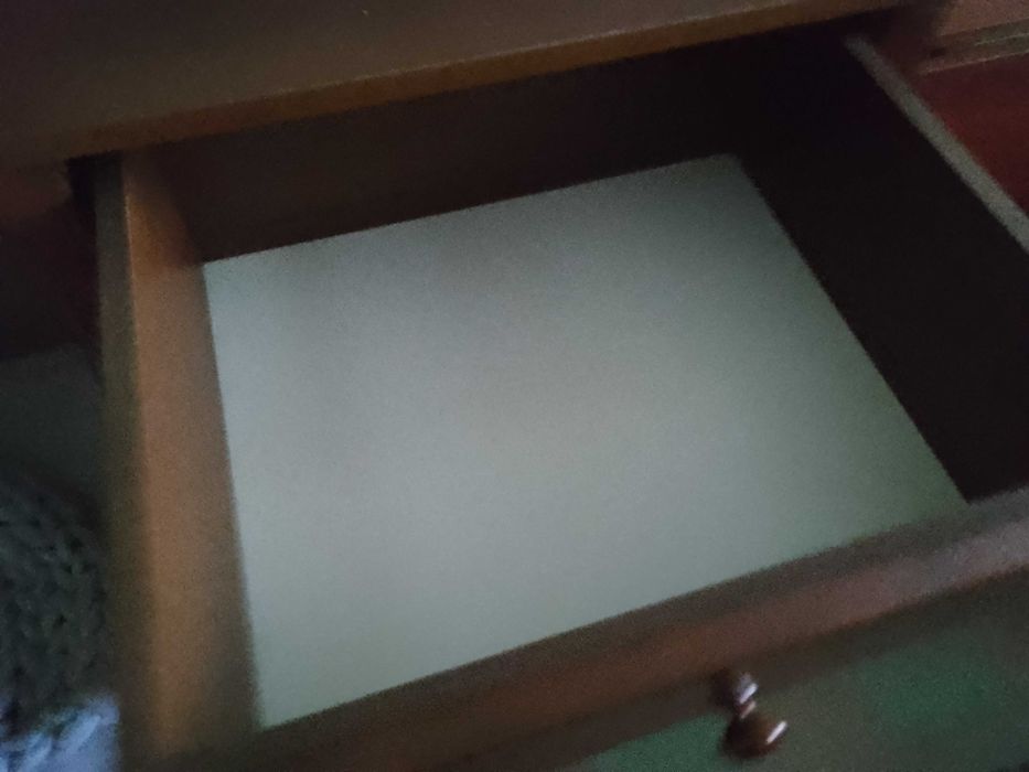 Комод с деревянными фасадами на 4 ящика