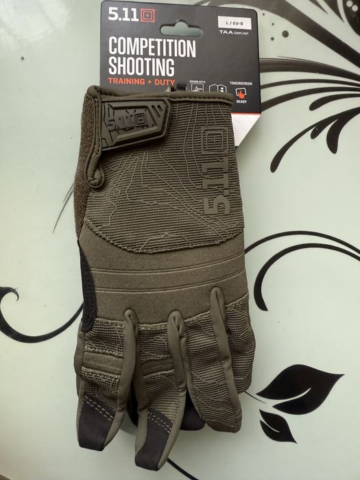 Рукавички тактичні 5.11 COMPETITION SHOOTING 2.0, розмір - L, green