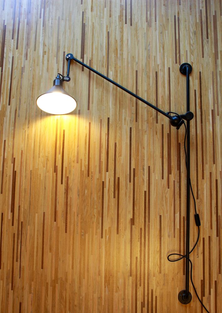 Lampe Gras N°214 wall lamp by Bernard-Albin Gras