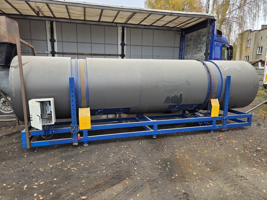 Suszarnia bębnowa, palnik tani olej.