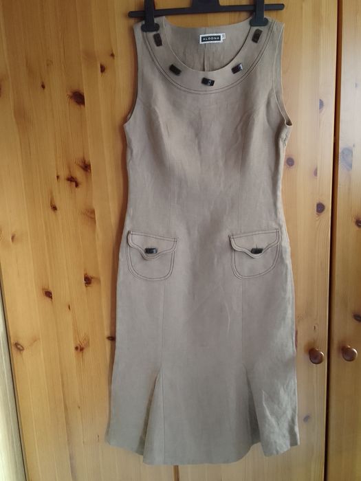 Marynarka i sukienka z lnu