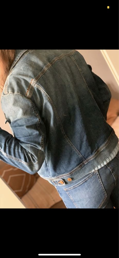 Kurtka jeansowa ramoneska Guess #guesseco