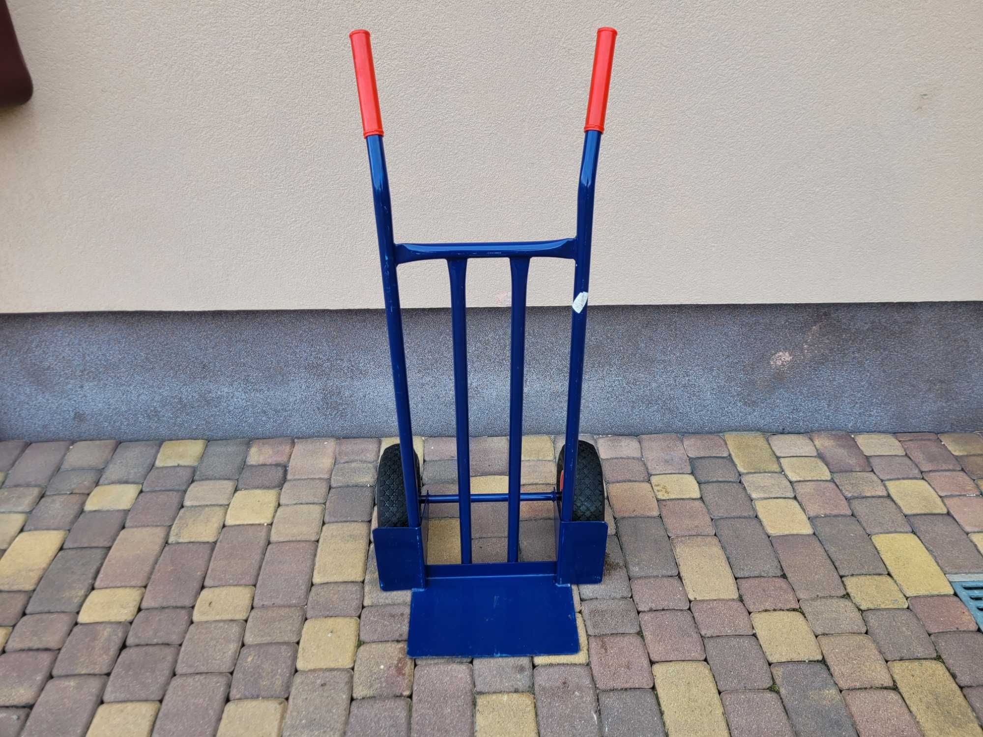 Wózek transportowy z kołami dętkowymi, do 200 kg