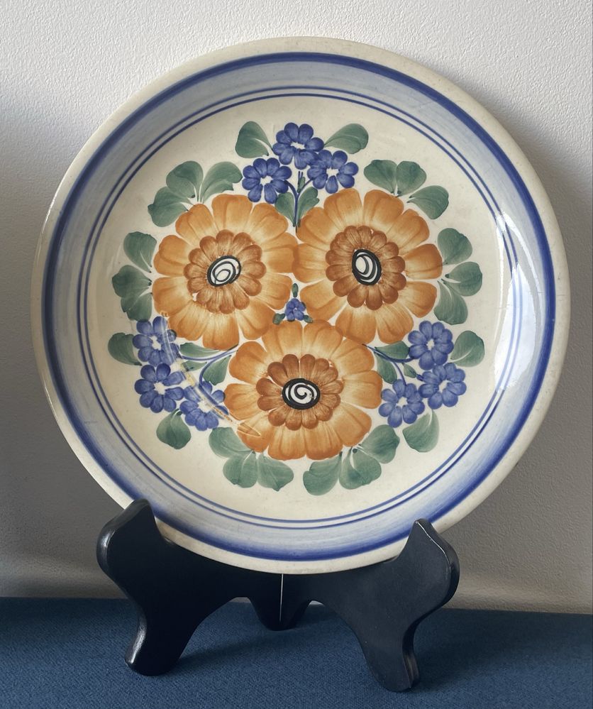 Fajans/Ceramika/Porcelana PRL , Włocławek Talerze , półmisek