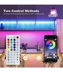 Kit LED's 30m RGB com APP e comando