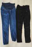 Spodnie ciążowe H&M MAMA Skinny Jeans 2 pary + sukienka Promod, r. M.