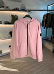 Худі STONE ISLAND 64251 Classic Zip Hooded Sweatshirt Light Pink SI014