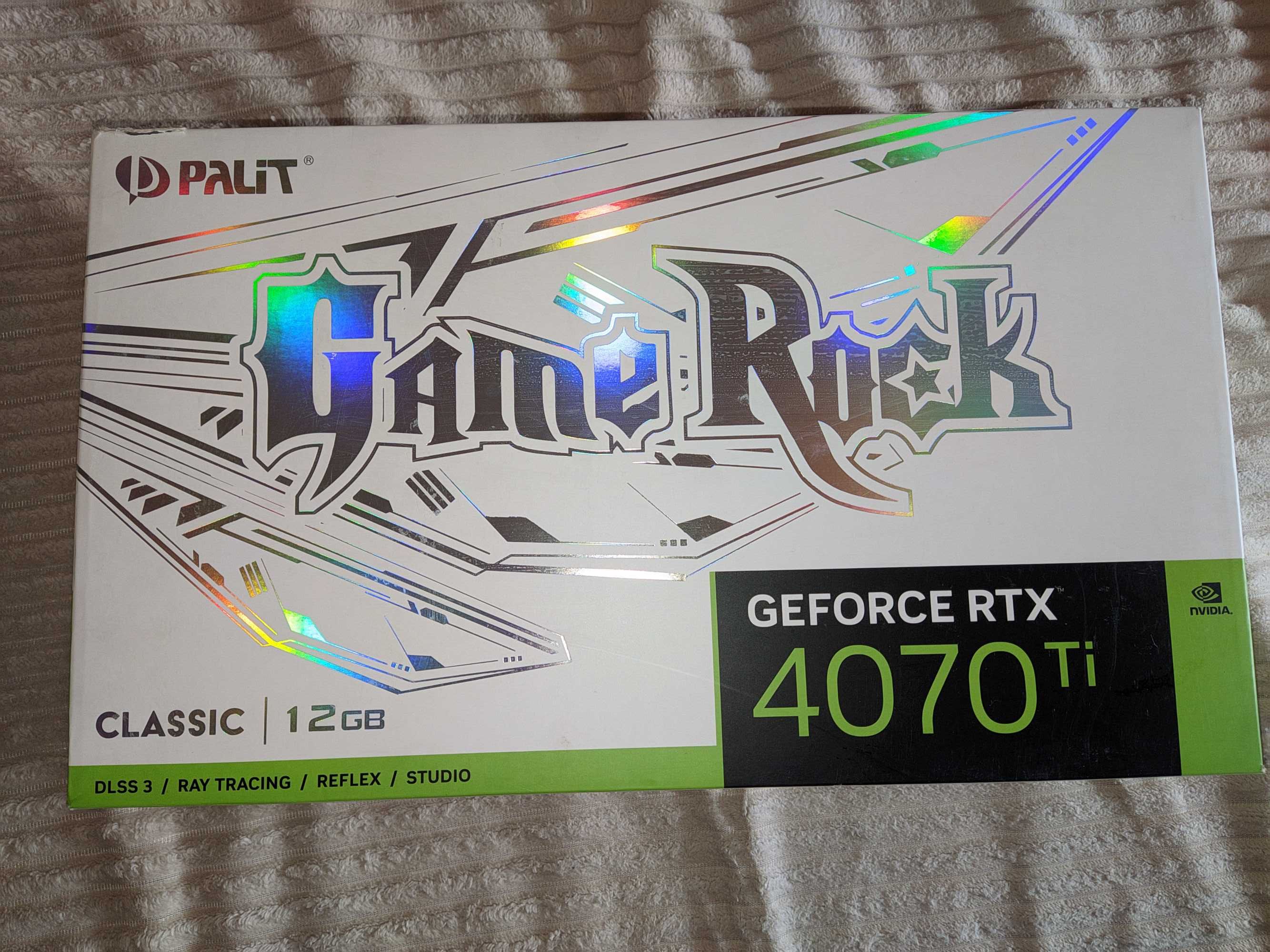 Видеокарта Palit GeForce RTX 4070 Ti GameRock