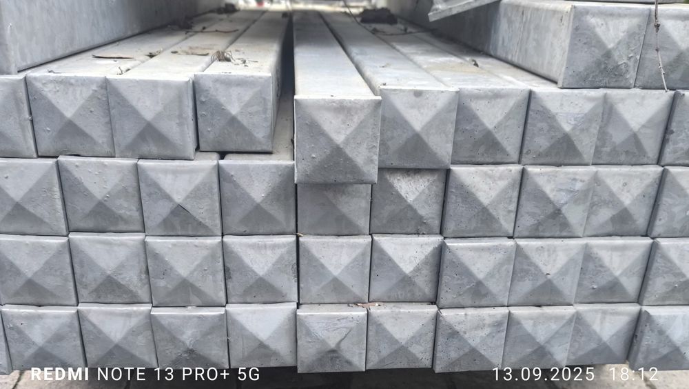 Słupek ogrodzeniowy 60x60 ocynkowany