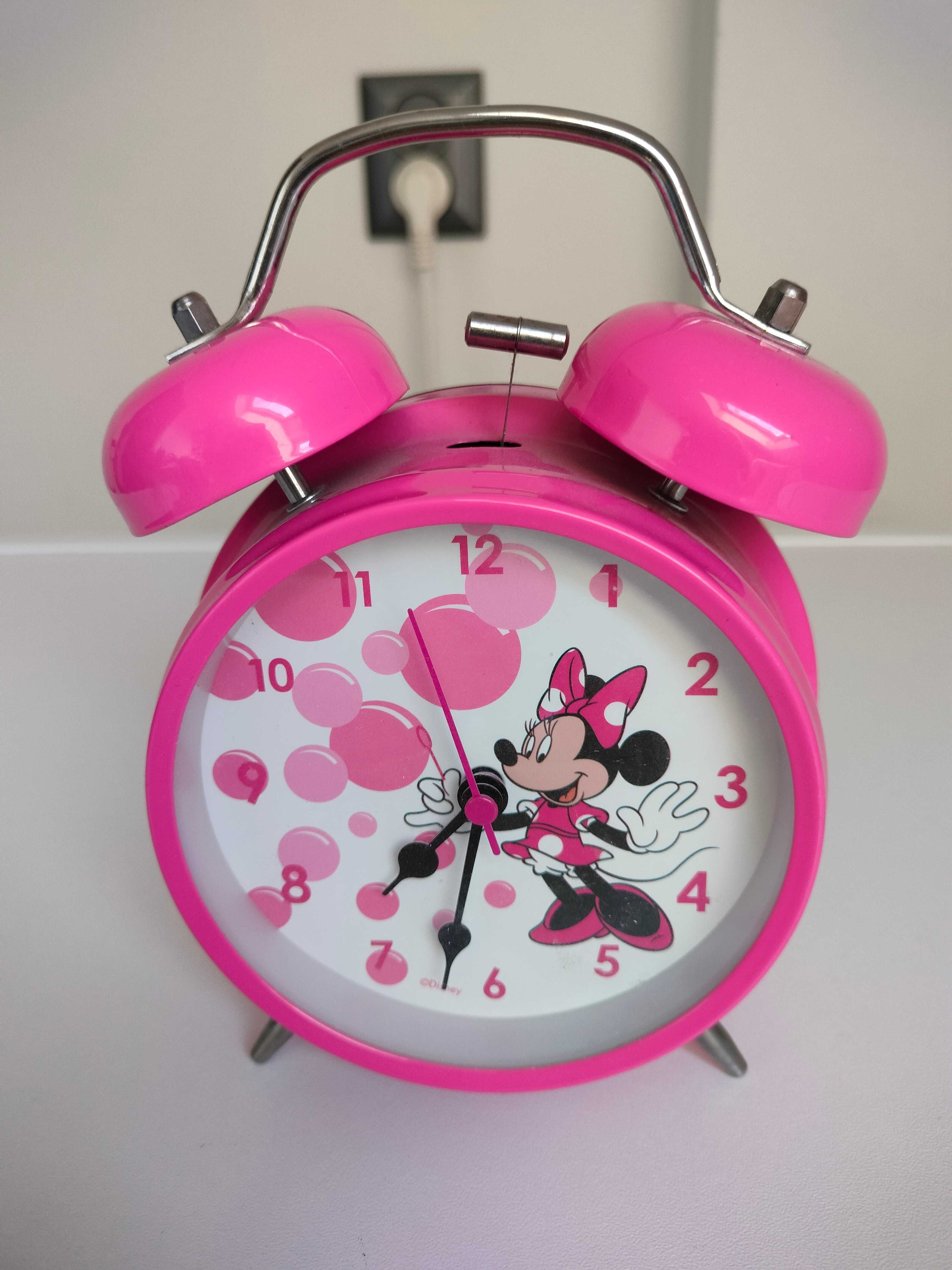 Zegar z budzikiem dla dziewczynki