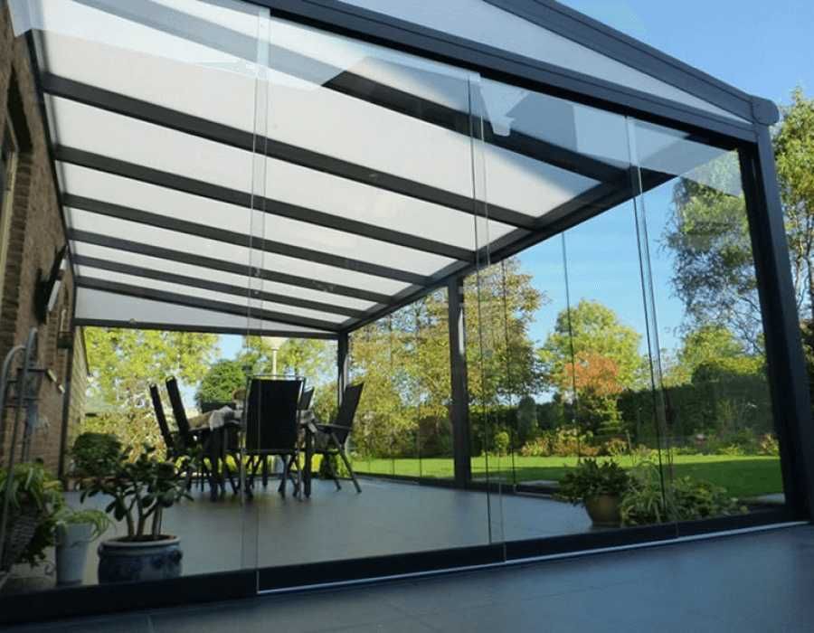 szyby przesuwne na taras 5 m x 2.3 m h NOWE możliwy montaż