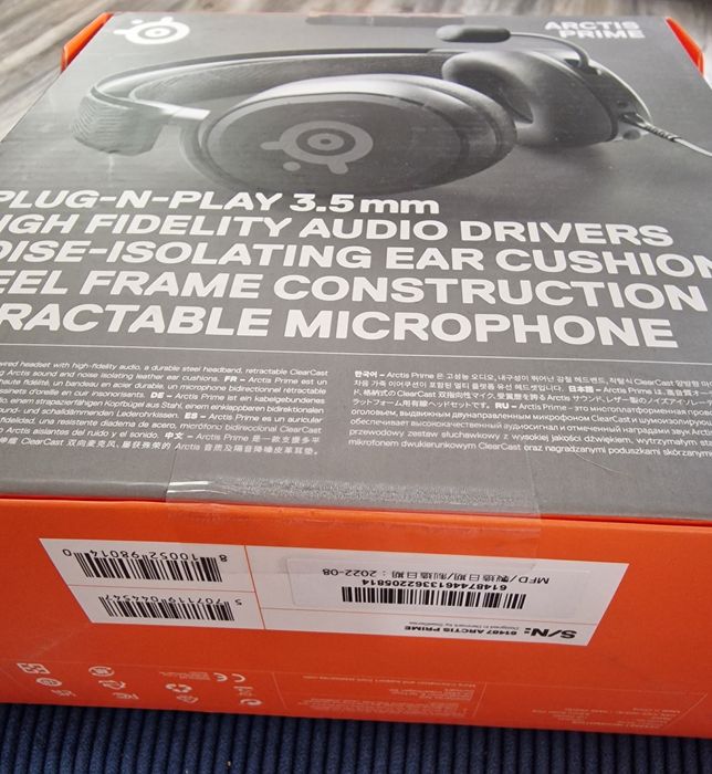 Nowe Słuchawki Steelseries Arctis Prime gamingowe dla graczy