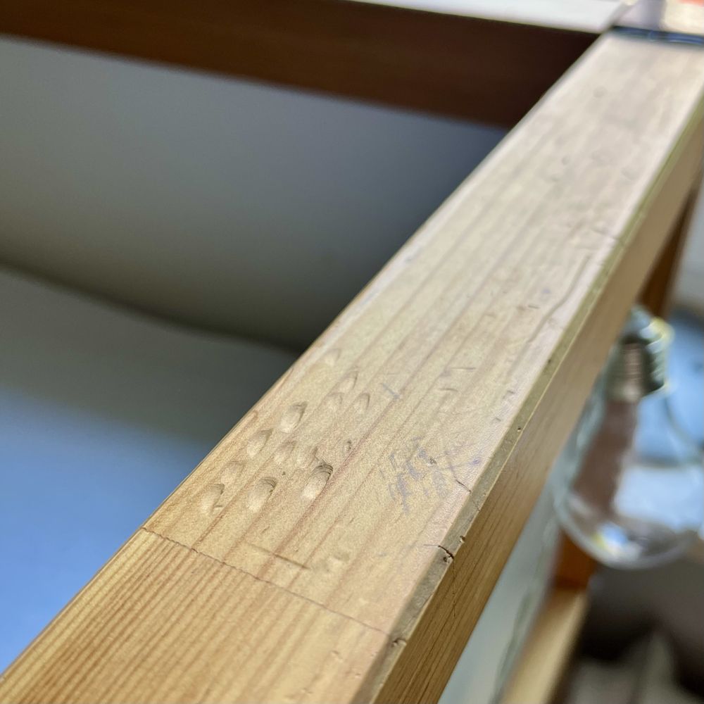 Łóżko drewniane ikea kura