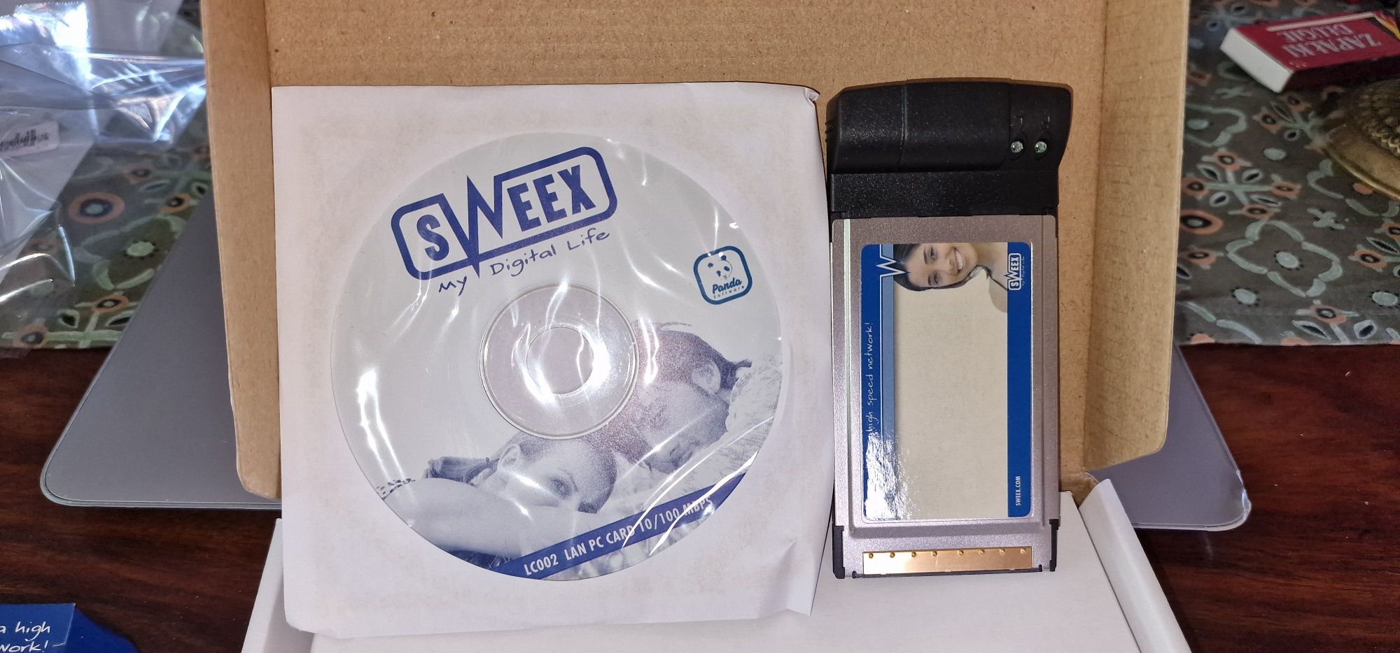 Sweex LAN PC Card 10/100Mbps - nowa bez faktury