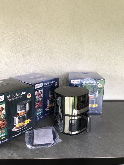 Аерогриль аэрофритюрница мультипіч фритюрниця аерогріль 8л