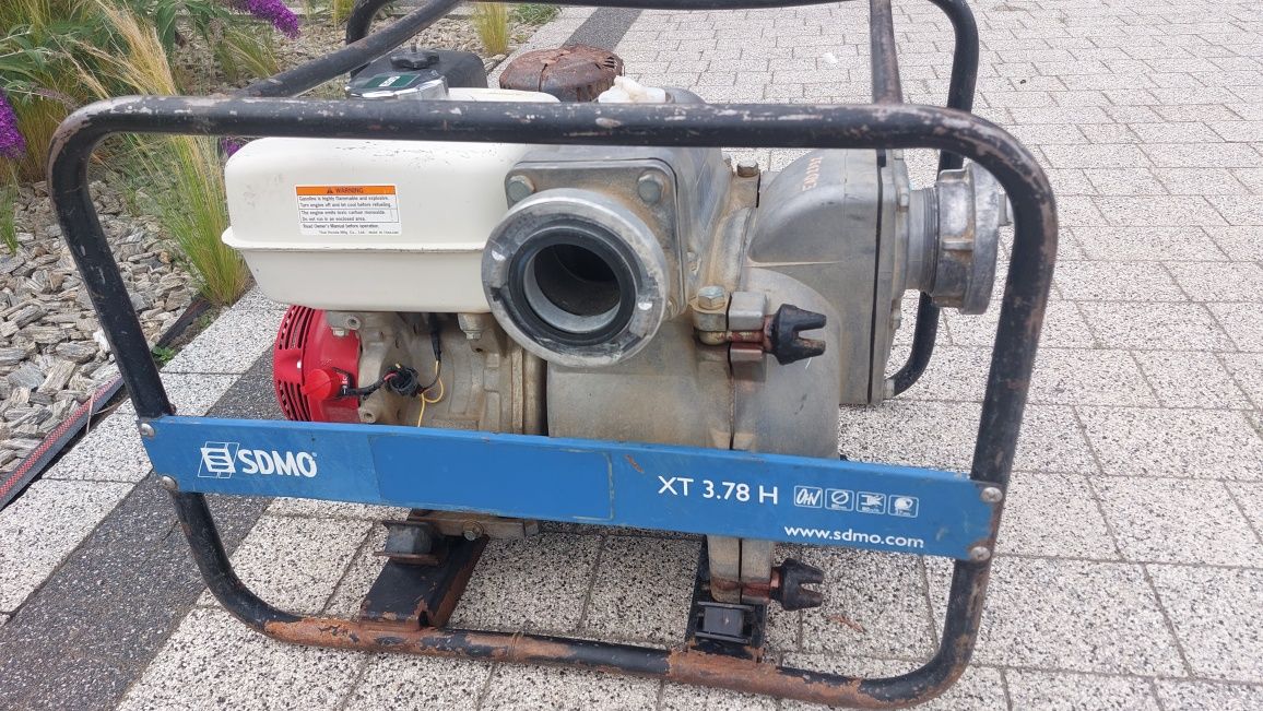 Motopompa SDMO XT 3.78 H  pompa szlamowa do wody brudnej silnik Honda