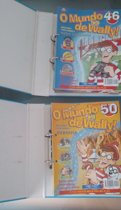 Caderneta completa + 37 fascículos - O Mundo de Wally