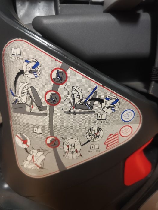 Cadeira Auto da Volvo- Romer, dos 9 aos 25kg kgs