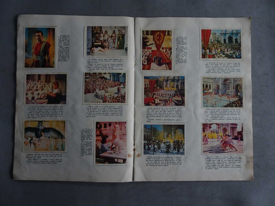 Caderneta de cromos completa Cleópatra