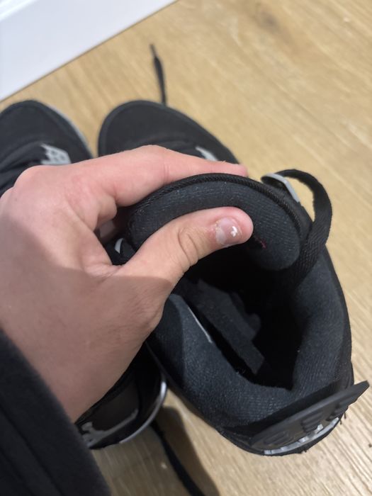 Jordan 4 black canvas