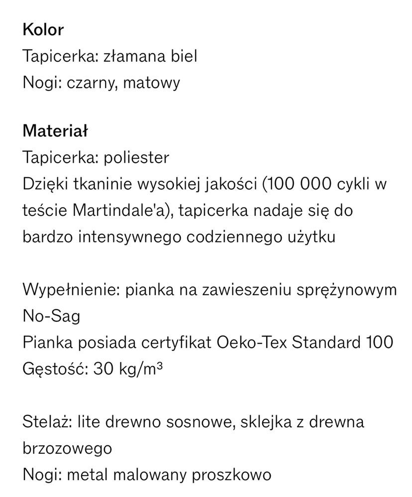 Sofa / Kanapa 3-os Westwing Emma