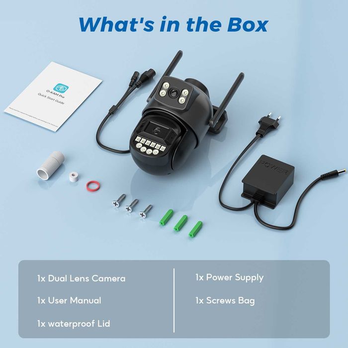 10-мегапіксельна вулична камера з подвійним об’єктивом