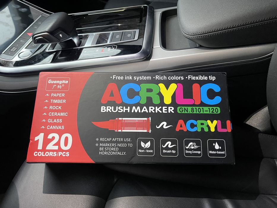 Акрилові маркери GuangNa 120шт в НАЯВНОСТІ .